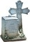 Roman Joseph Studios Memorial Box with Cross & verse 14" H #602015 Free Shipping